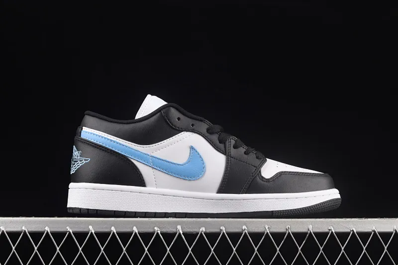 All categories Air Jordan Jordan series basketball shoes Air Jordan 1 Low Air Jordan AJ1 Low AJ1 Joe 1 black blue and white low-top cultural leisure sports basketball shoes DC0774-041